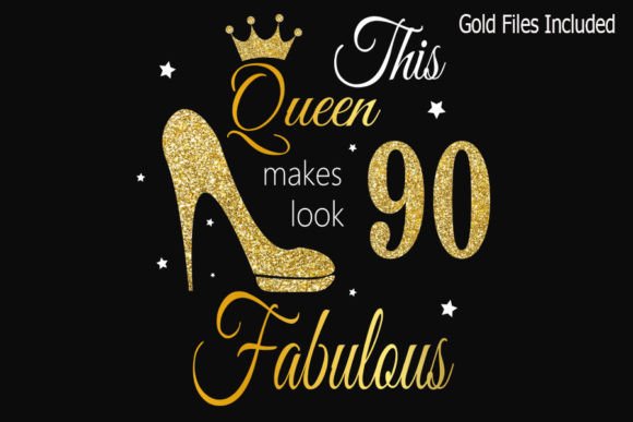 90th Birthday SVG Graphics for T-Shirt Designs