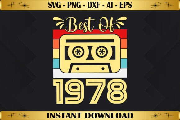 Best of 1978 Vintage Graphics for T-Shirt Designs