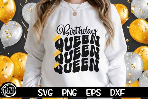 Birthday Queen SVG Crown Retro Cut File Review