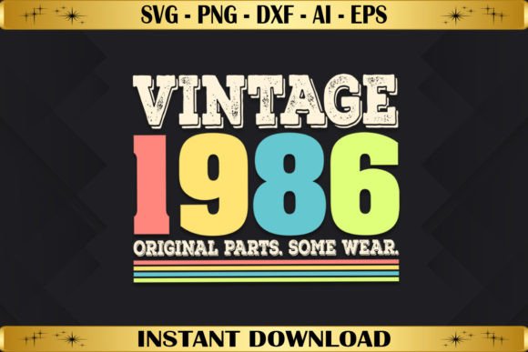 Vintage 1986 Original Parts: Embroidery Review