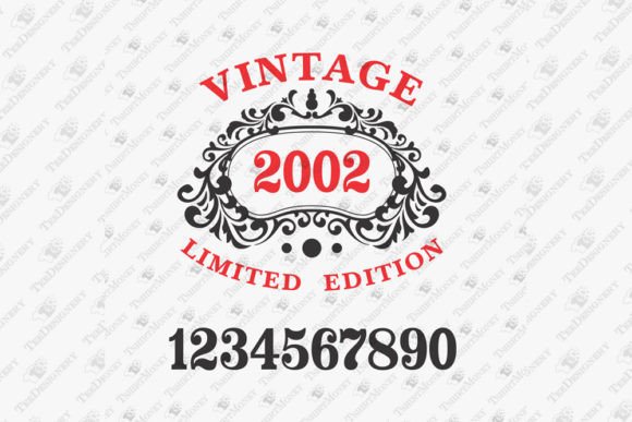 Vintage Limited Edition Birthday Graphics for T-Shirt Designs